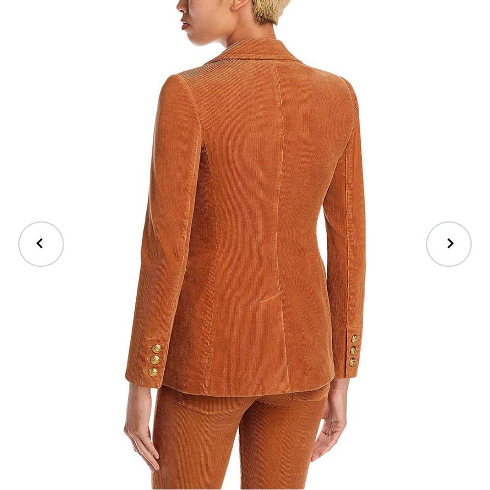 Alice + Olivia Denim Corduroy Macey Blazer - Picture 9 of 13
